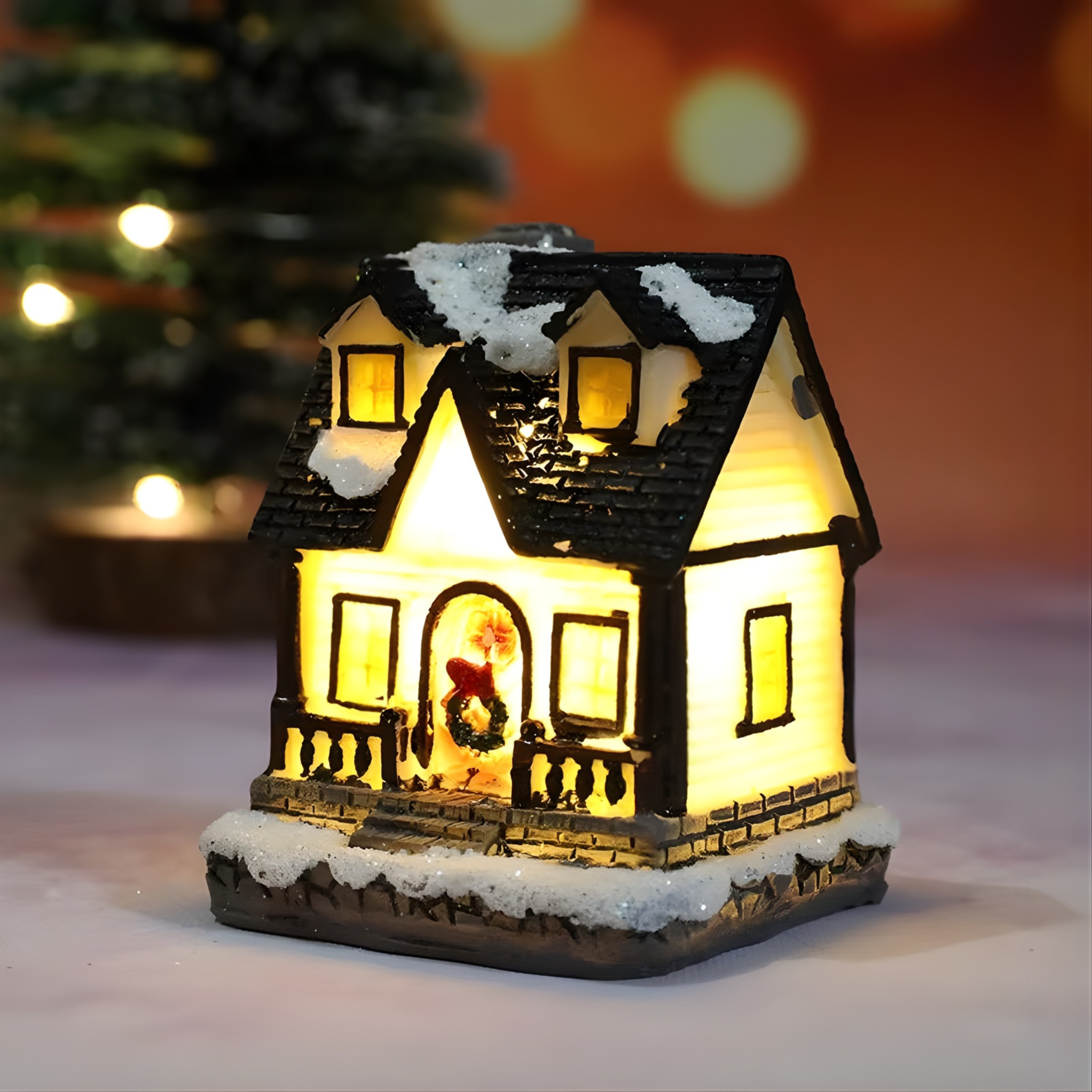 Mini Decorazione Luminosa in Resina