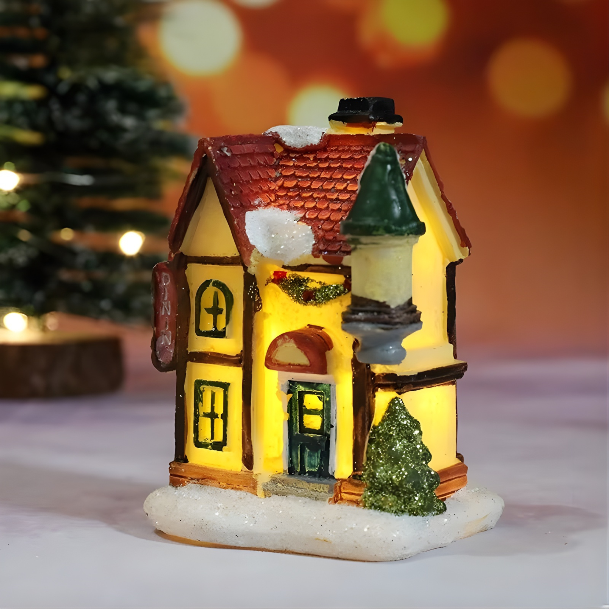 Mini Decorazione Luminosa in Resina