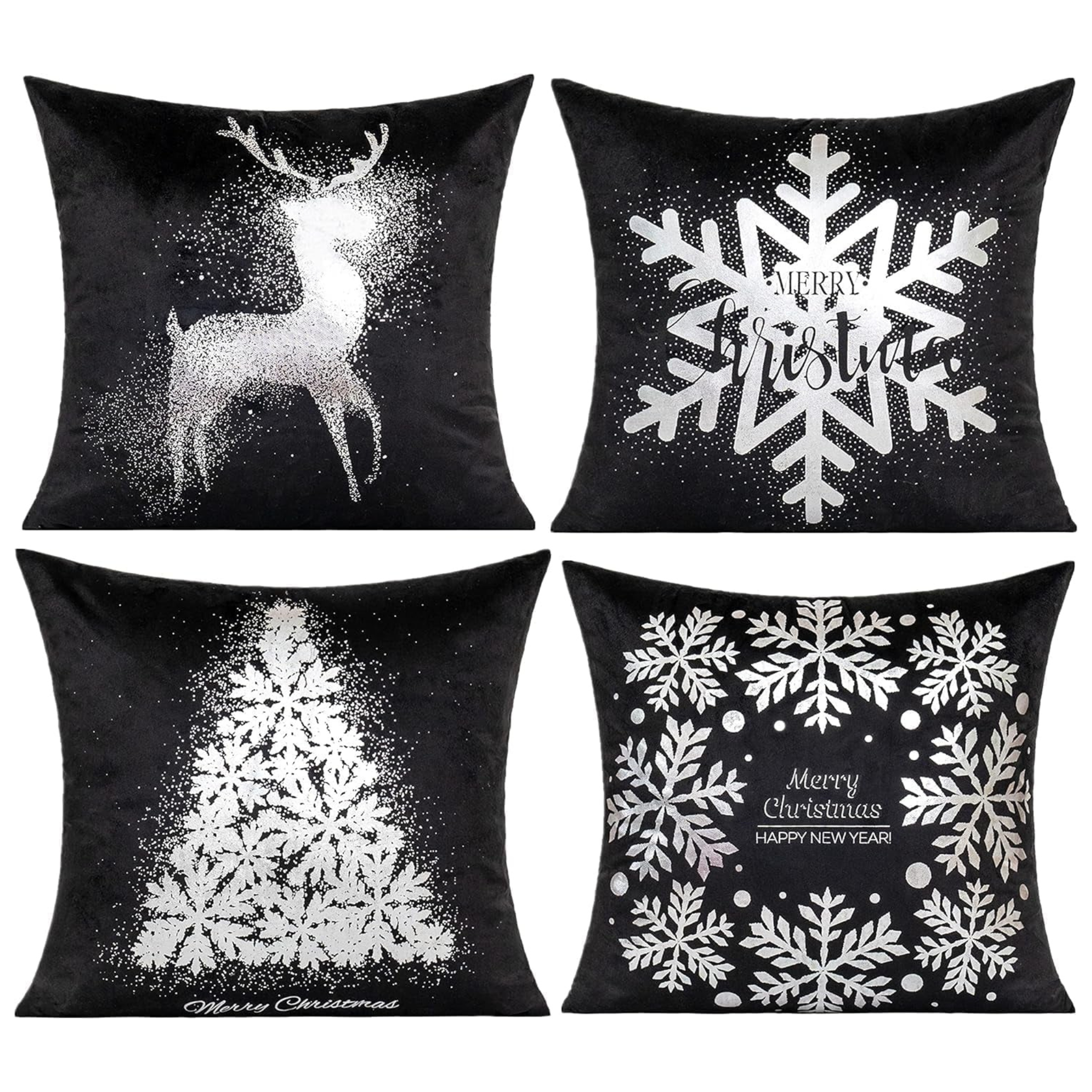 Fundas Navideñas de Terciopelo Suave