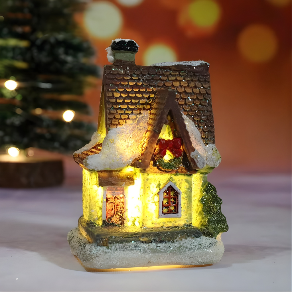 Mini Decorazione Luminosa in Resina