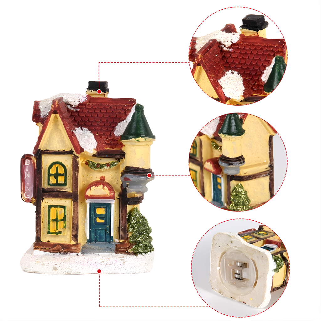 Mini Decorazione Luminosa in Resina