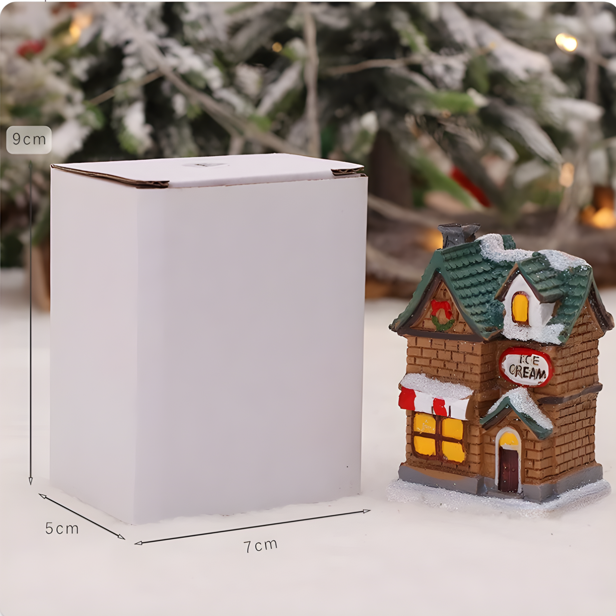 Mini Decorazione Luminosa in Resina