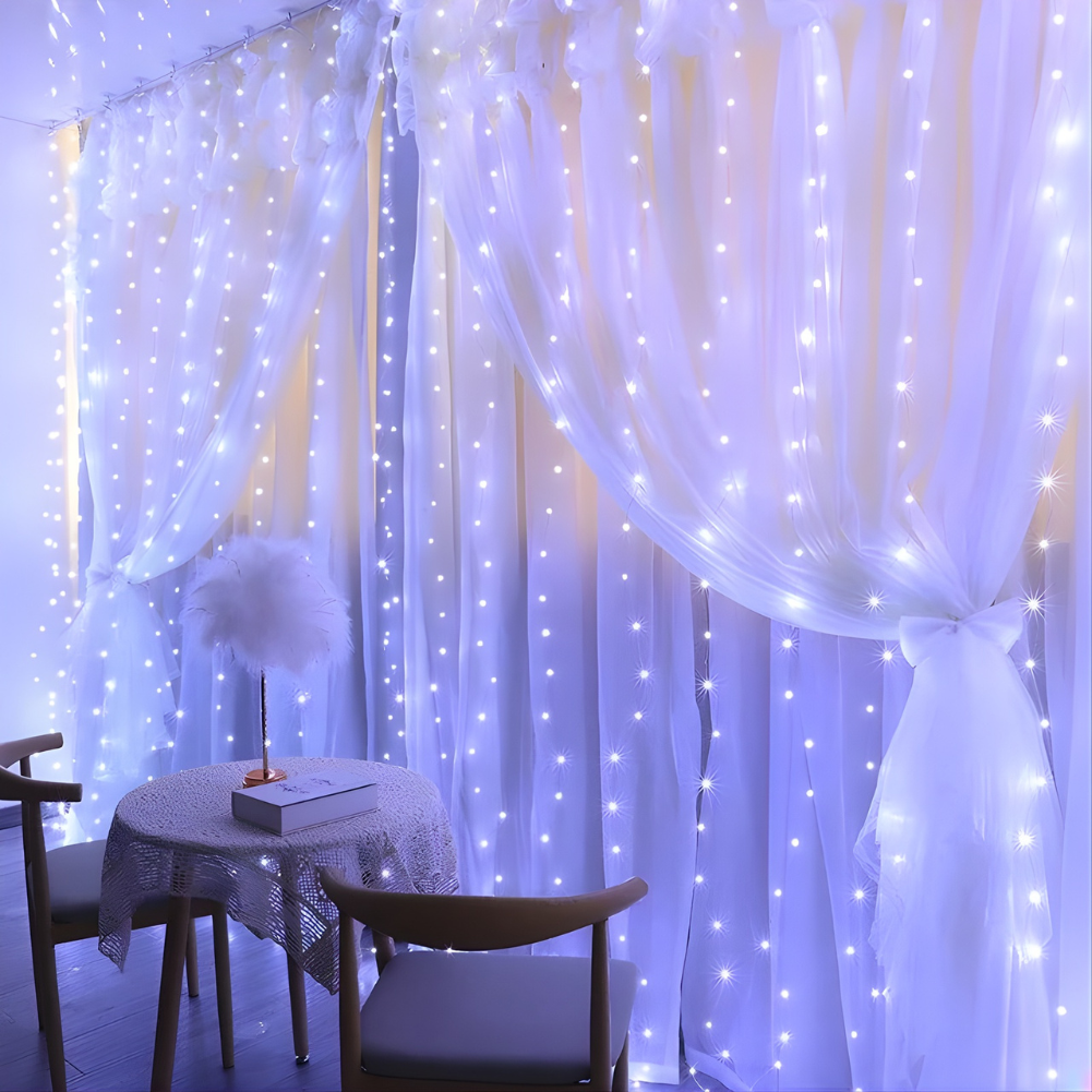 Cortina LED Navideña