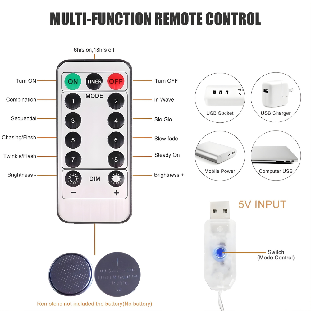 Cortina LED Navideña